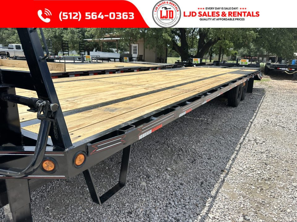 New 2026 Coffee Creek - Gooseneck - Flatbed - 102" X 33' - Deck over Trailer