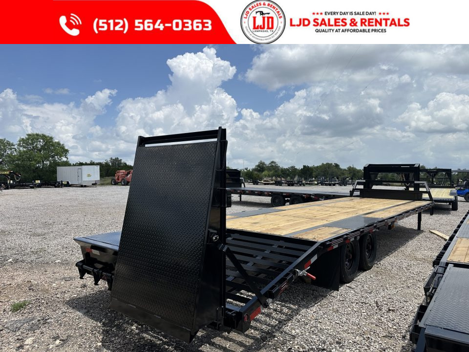 New 2026 Coffee Creek - Gooseneck - Flatbed - 102" X 33' - Deck over Trailer