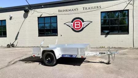 New Aluma 548ES Open Utility Trailer w/ 39" Full Rear Ramp - 12" solid sides!