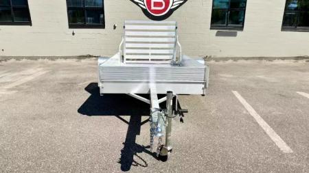 New Aluma 548ES Open Utility Trailer w/ 39" Full Rear Ramp - 12" solid sides!