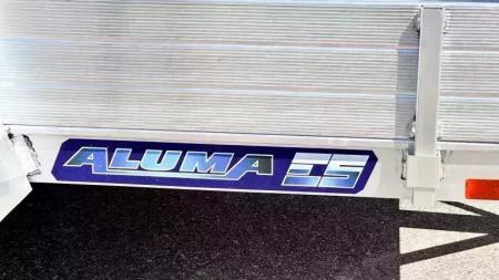 New Aluma 548ES Open Utility Trailer w/ 39" Full Rear Ramp - 12" solid sides!