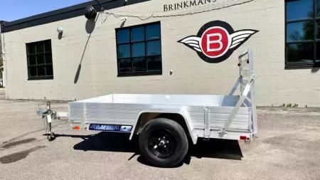 New Aluma 548ES Open Utility Trailer w/ 39" Full Rear Ramp - 12" solid sides!