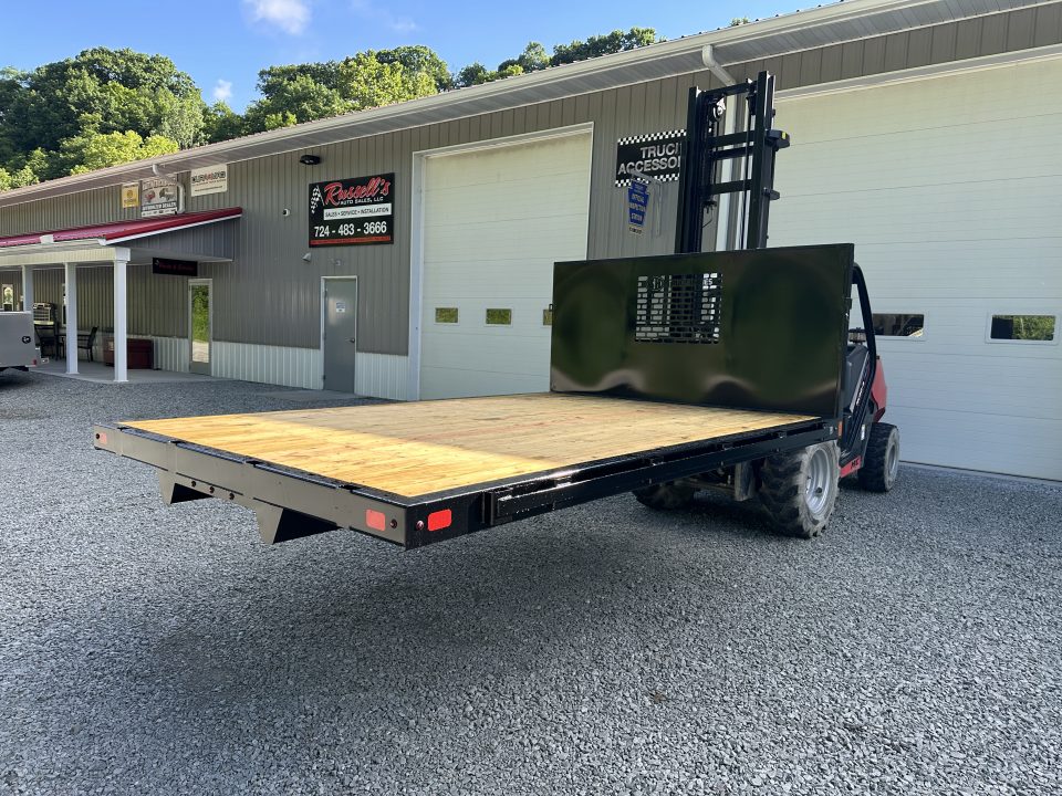 New SH Truck Bodies PB9600-09 Truck Bed Wood Floor Stake Body 84'' CA DRW