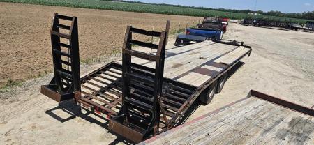 Used 2007 Diamond T 102" x 30' Pintle Hitch Deckover Trailer