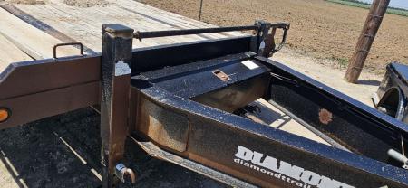 Used 2007 Diamond T 102" x 30' Pintle Hitch Deckover Trailer