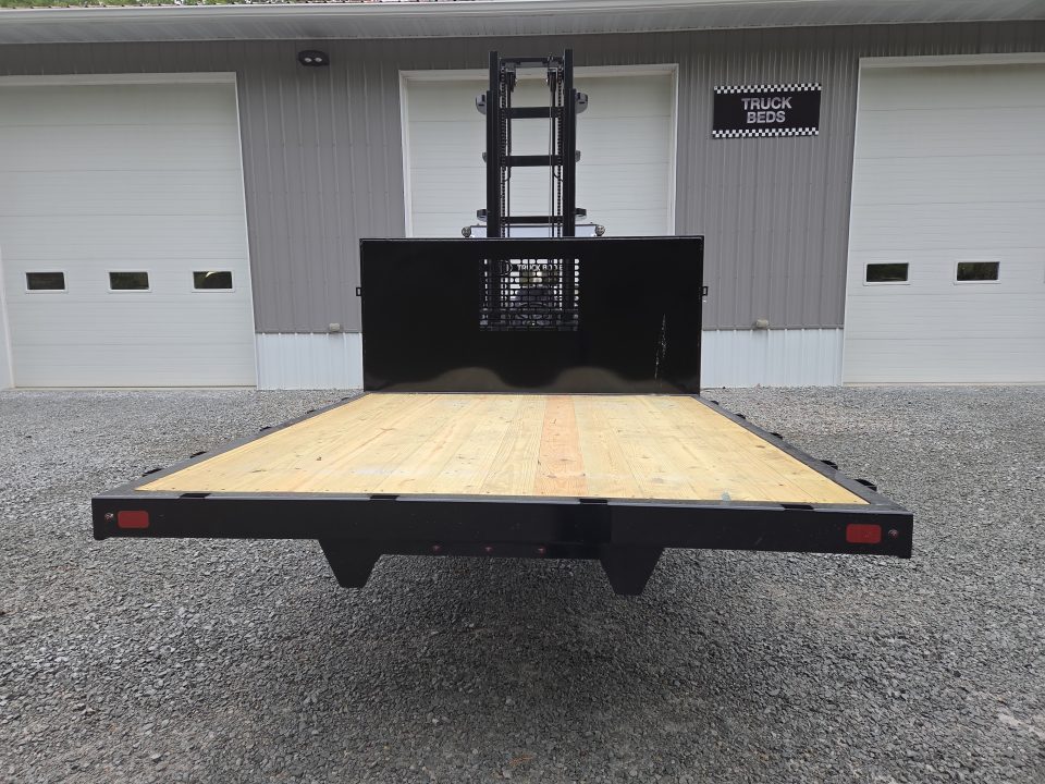 New SH Truck Bodies PB9600-09 Truck Bed Wood Floor Stake Body 84'' CA DRW