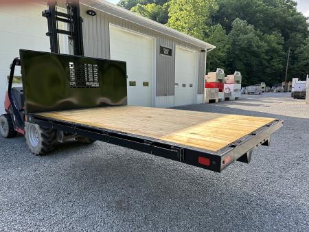 New SH Truck Bodies PB9600-09 Truck Bed Wood Floor Stake Body 84'' CA DRW