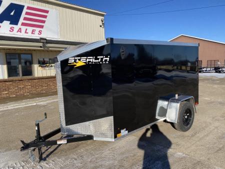 New 2026 Stealth Trailers 5X10 V-Nose W/Ramp Door Cargo / Enclosed Trailer