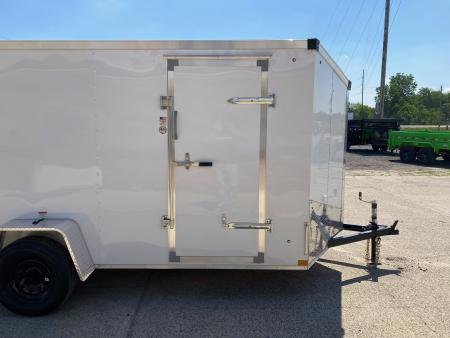 New OVERSTOCK SALE!!! 2026 Stealth Trailers Mustang 6x12 V-Nose w/Ramp Door & 6ft Height Cargo / Enclosed Trailer