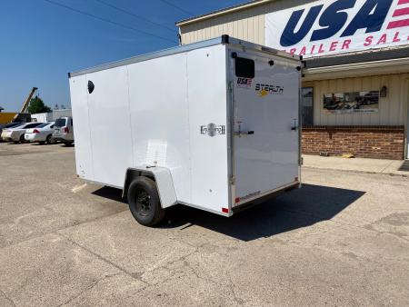 New OVERSTOCK SALE!!! 2026 Stealth Trailers Mustang 6x12 V-Nose w/Ramp Door & 6ft Height Cargo / Enclosed Trailer