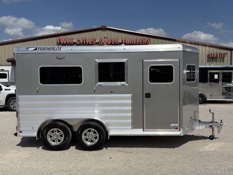 New 2026 Featherlite 2 Horse Bumper Pull Horse Trailer