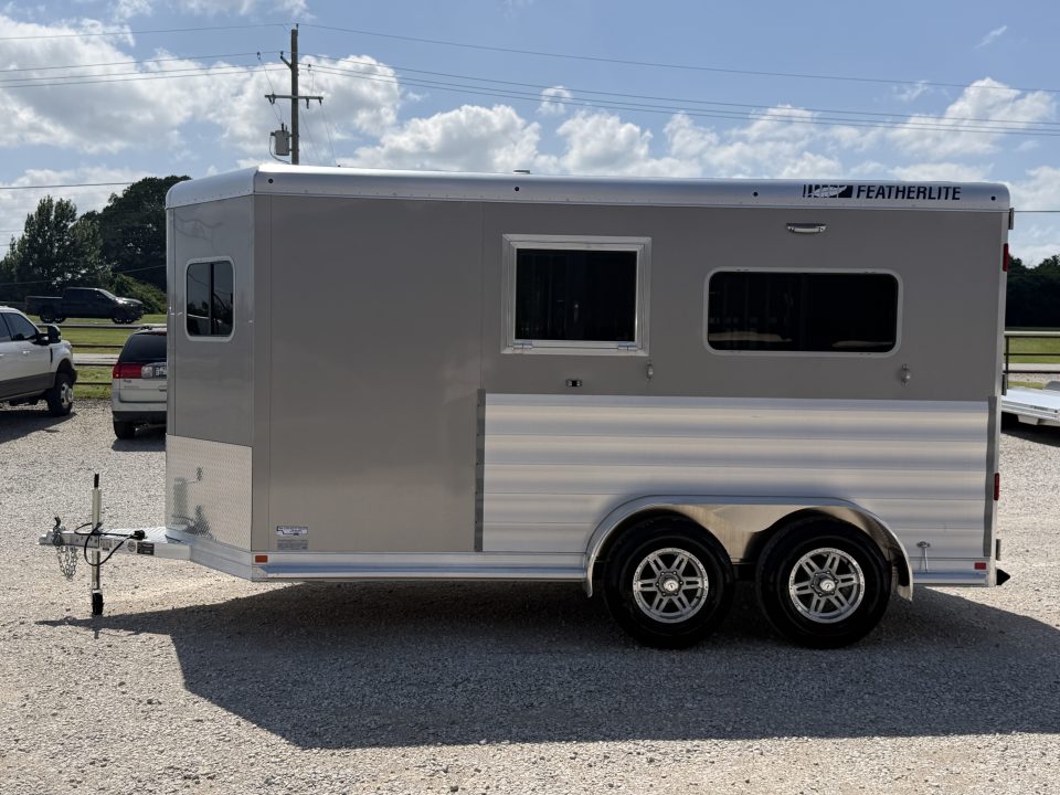 New 2026 Featherlite 2 Horse Bumper Pull Horse Trailer