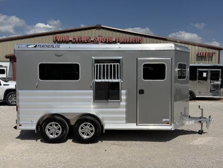 New 2026 Featherlite 2 Horse Bumper Pull Horse Trailer