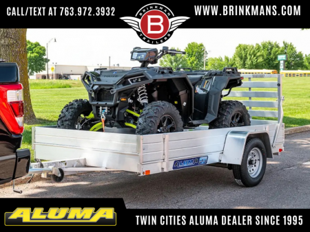 New 2027 Aluma 63x10 Utility Trailer - Full Ramp!