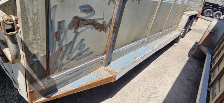 Used 1987 Hillsboro 7' x 22' Stock / Stock Combo Trailer