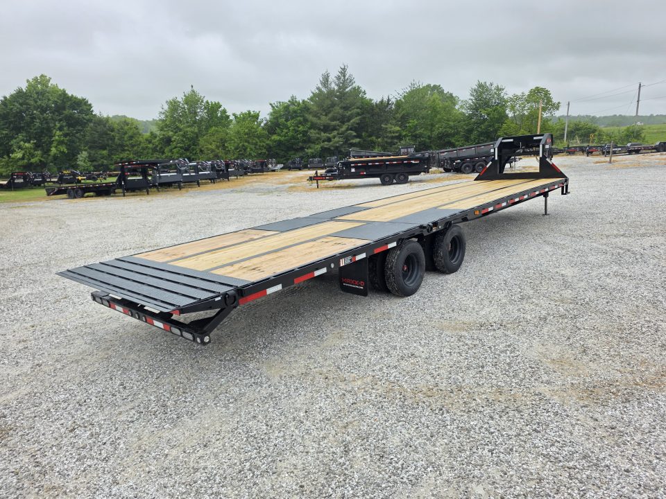 New 2027 MAXX-D 102 X 34 YDX TANDEM DUAL GN HYDROTAIL W/ BLACKWOOD RUNNERS/ HYDRO JACKS/ TORQUE TUBE Flatbed Trailer