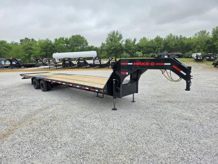 New 2027 MAXX-D 102 X 34 YDX TANDEM DUAL GN HYDROTAIL W/ BLACKWOOD RUNNERS/ HYDRO JACKS/ TORQUE TUBE Flatbed Trailer