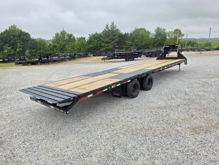 New 2027 MAXX-D 102 X 34 YDX TANDEM DUAL GN HYDROTAIL W/ BLACKWOOD RUNNERS/ HYDRO JACKS/ TORQUE TUBE Flatbed Trailer