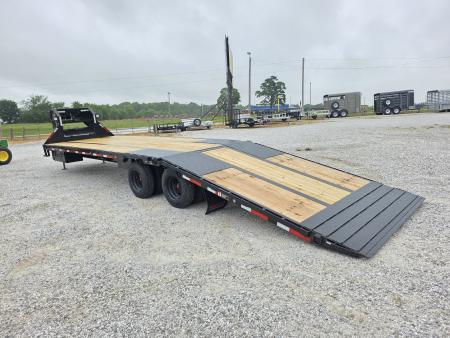 New 2027 MAXX-D 102 X 34 YDX TANDEM DUAL GN HYDROTAIL W/ BLACKWOOD RUNNERS/ HYDRO JACKS/ TORQUE TUBE Flatbed Trailer