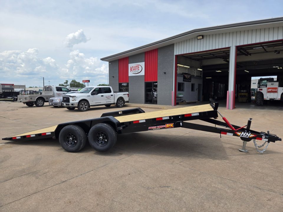 New 2026 H&H Trailers 82x20 Manual Tilt Speed Loader Car Hauler Trailer 10K Equipment Trailer