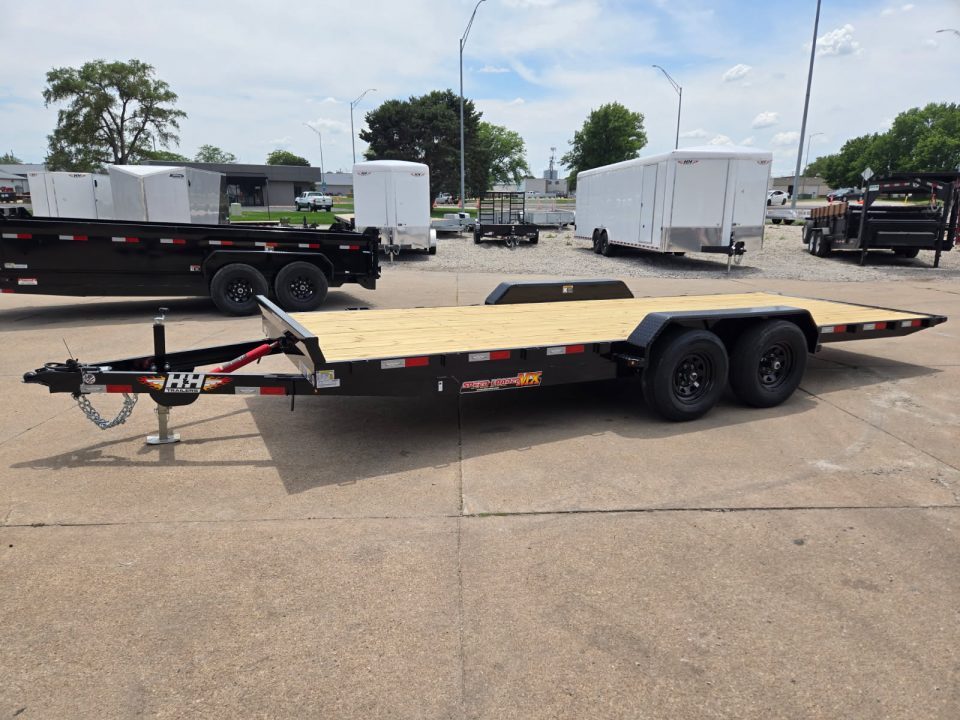 New 2026 H&H Trailers 82x20 Manual Tilt Speed Loader Car Hauler Trailer 10K Equipment Trailer