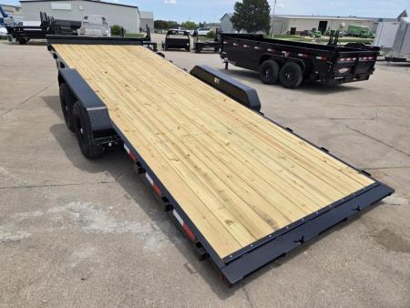 New 2026 H&H Trailers 82x20 Manual Tilt Speed Loader Car Hauler Trailer 10K Equipment Trailer