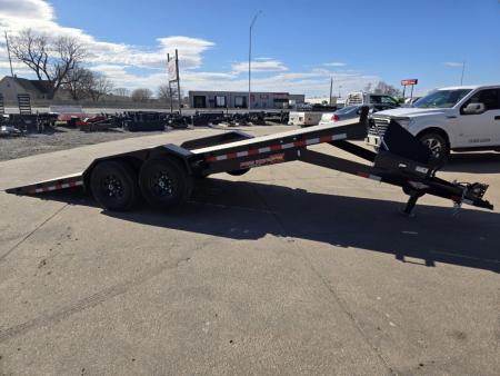 New 2026 H&H Trailers 82x20 Electric Tilt Speed Loader Car Hauler Trailer 14k Equipment Trailer