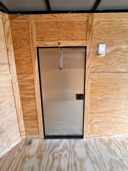 New 2026 Luxe 7X12 Enclosed Trailer-3500LB Single Axle-7'ft Interior-Black Poly-Blackout