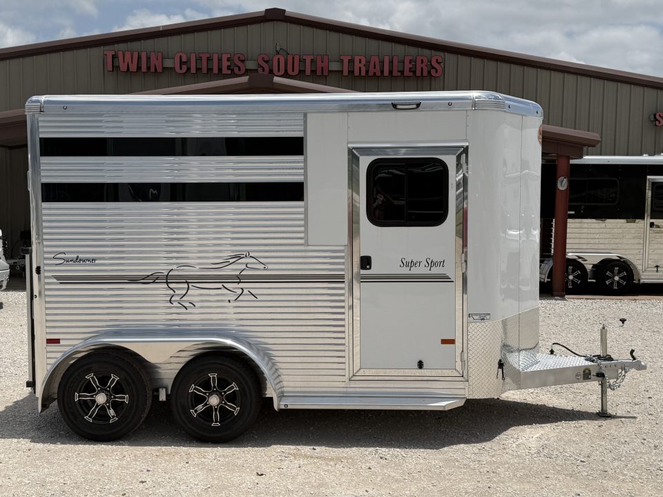 New 2027 Sundowner 2 Horse Bumper Pull Horse Trailer