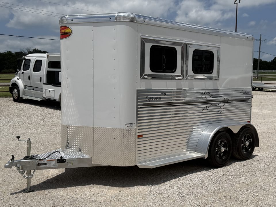 New 2027 Sundowner 2 Horse Bumper Pull Horse Trailer