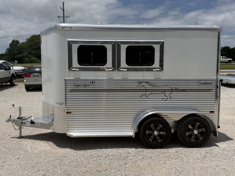 New 2027 Sundowner 2 Horse Bumper Pull Horse Trailer