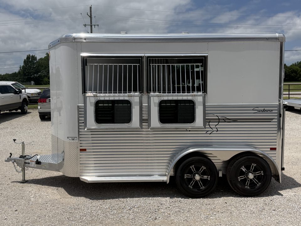 New 2027 Sundowner 2 Horse Bumper Pull Horse Trailer