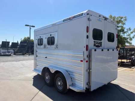 New 2026 Logan Coach RIOT2BP RIOT 2H BP Horse Trailer