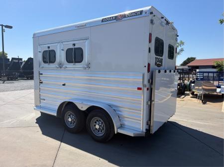 New 2026 Logan Coach RIOT2BP RIOT 2H BP Horse Trailer