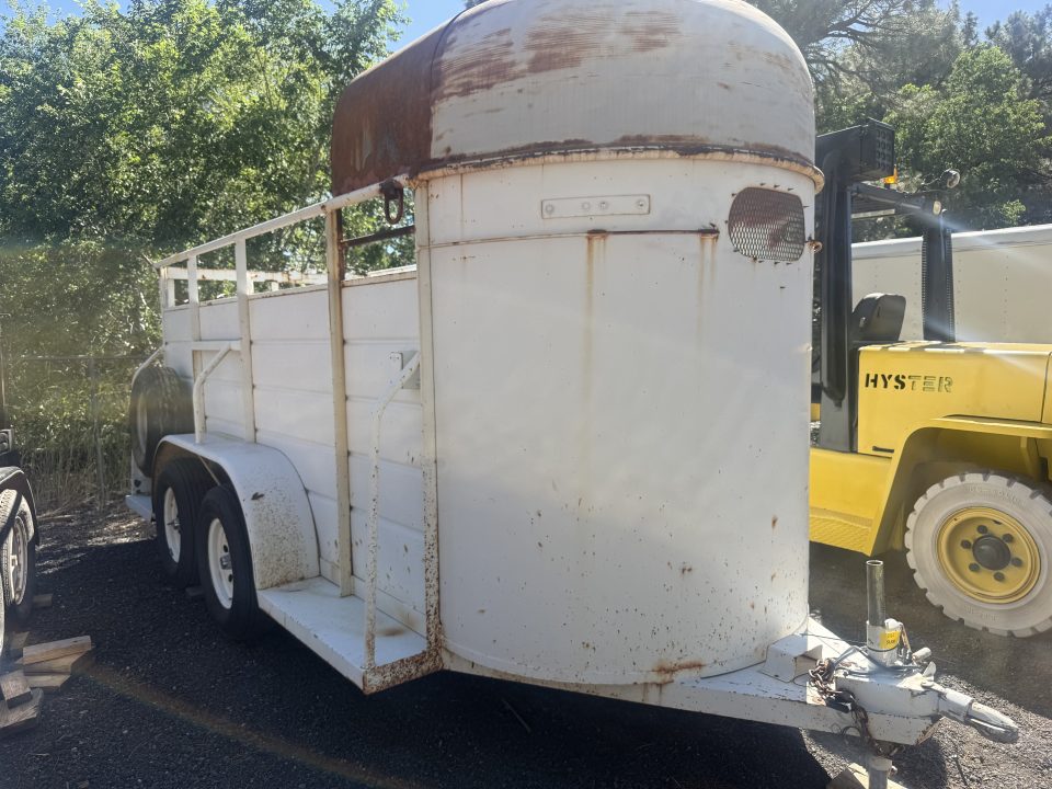 New 1996 W-W Trailer 5x14 All-around Stock / Stock Combo Trailer