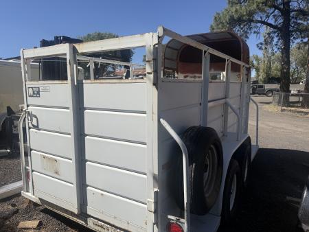 New 1996 W-W Trailer 5x14 All-around Stock / Stock Combo Trailer