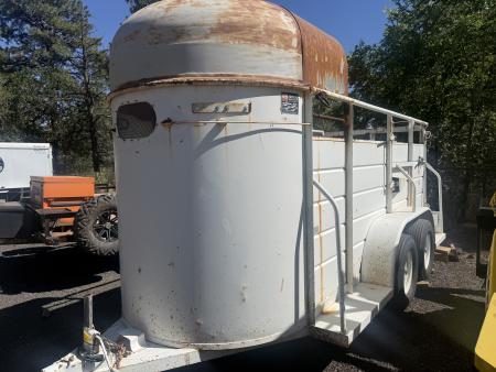 New 1996 W-W Trailer 5x14 All-around Stock / Stock Combo Trailer