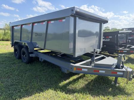 New 2026 Delco Trailers 7x16ft Dump Trailer
