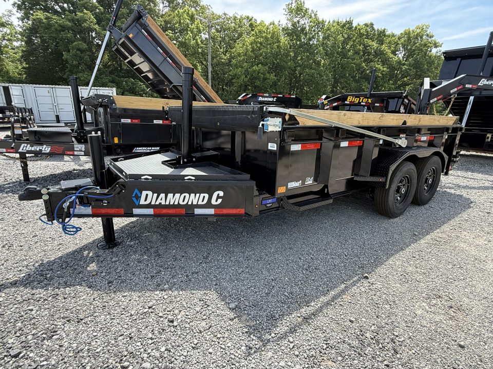 New 2026 Diamond C LPT 207 14’ Dump Trailer, PACESETTER EDITION, HYD JACK, RAMPS, HEAVY FENDERS, 15.5K GVWR