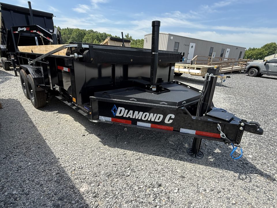 New 2026 Diamond C LPT 207 14’ Dump Trailer, PACESETTER EDITION, HYD JACK, RAMPS, HEAVY FENDERS, 15.5K GVWR