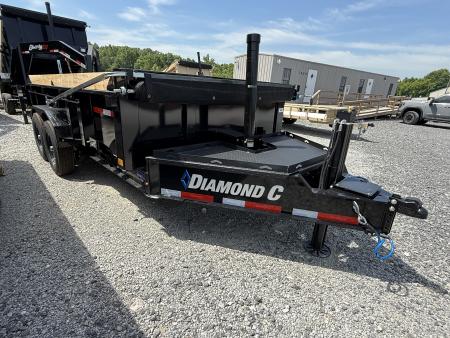 New 2026 Diamond C LPT 207 14’ Dump Trailer, PACESETTER EDITION, HYD JACK, RAMPS, HEAVY FENDERS, 15.5K GVWR