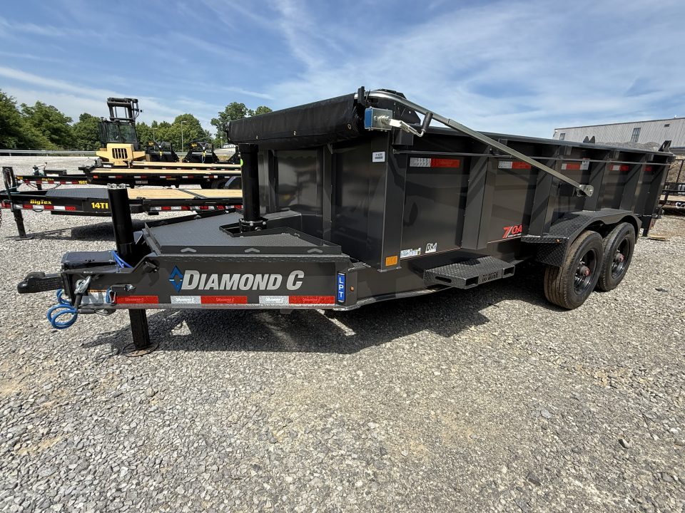 New 2026 Diamond C LPT 210 Dump Trailer, PACESETTER EDITION, HYD JACK, 7GA FLOOR, FORK HOLDERS, 32” SIDES, 23K GVWR
