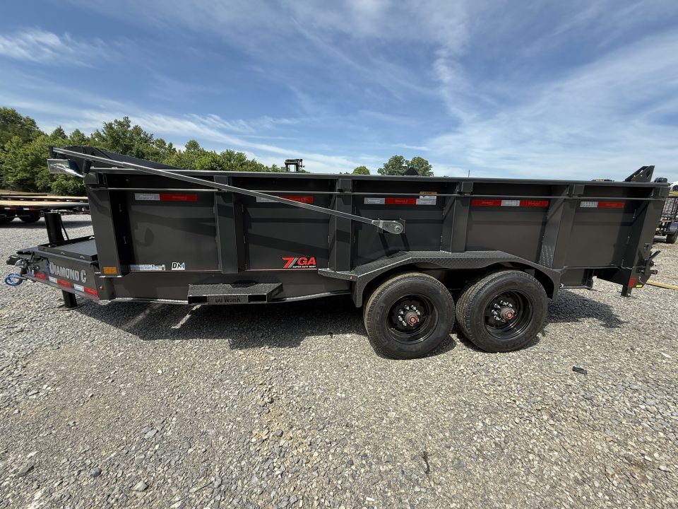 New 2026 Diamond C LPT 210 Dump Trailer, PACESETTER EDITION, HYD JACK, 7GA FLOOR, FORK HOLDERS, 32” SIDES, 23K GVWR