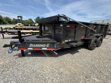 New 2026 Diamond C LPT 210 Dump Trailer, PACESETTER EDITION, HYD JACK, 7GA FLOOR, FORK HOLDERS, 32” SIDES, 23K GVWR