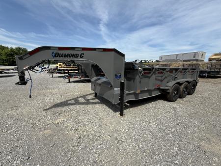 New 2026 Diamond C LPT 307 Dump Trailer, PACESETTER EDITION, ***ABS BRAKES***HYD JACKS, 24K GVWR, 7GA FLOOR & SIDES FORK HOLDERS