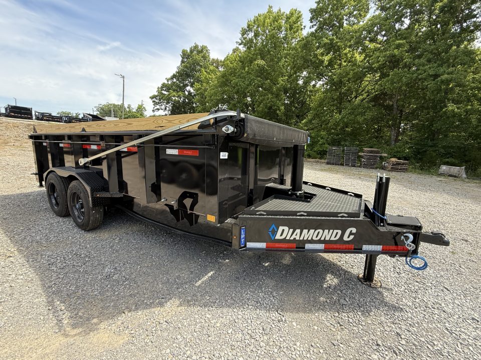 New 2026 Diamond C Trailers LPT 208 Dump Trailer, PACESETTER EDITION, ABS BRAKES,HYD JACK, 7GA FLOOR, FORK HOLDERS