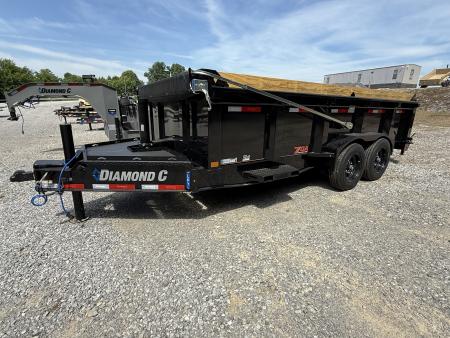 New 2026 Diamond C Trailers LPT 208 Dump Trailer, PACESETTER EDITION, ABS BRAKES,HYD JACK, 7GA FLOOR, FORK HOLDERS