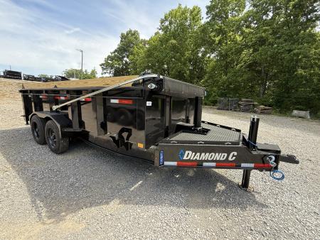 New 2026 Diamond C Trailers LPT 208 Dump Trailer, PACESETTER EDITION, ABS BRAKES,HYD JACK, 7GA FLOOR, FORK HOLDERS