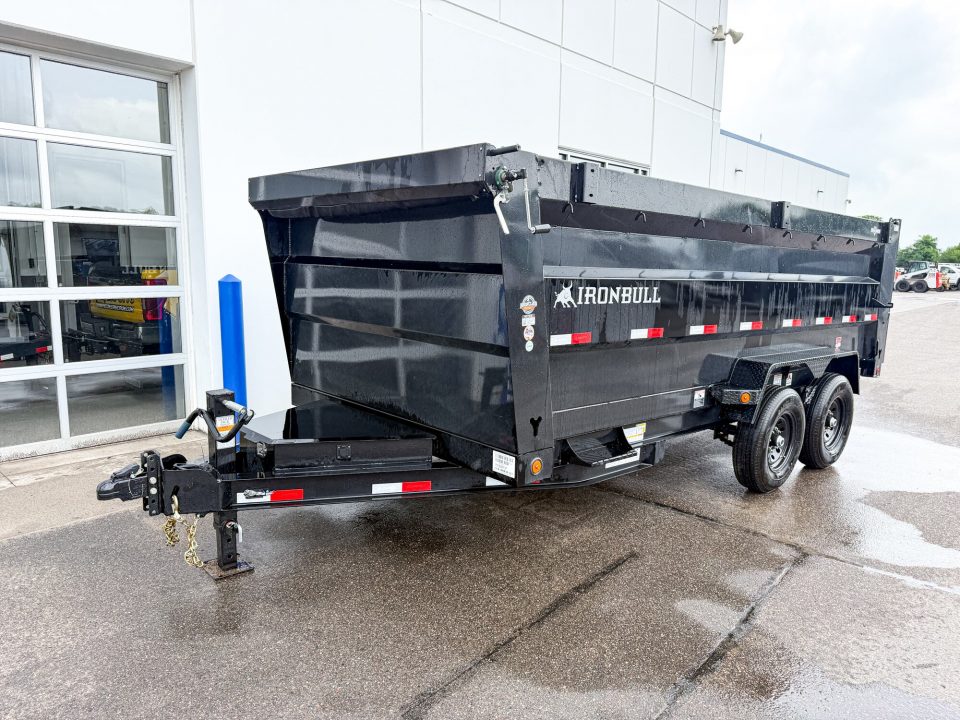New DTB 83X16 14.9K HIGH SIDE DUMP TRAILER - BLACK