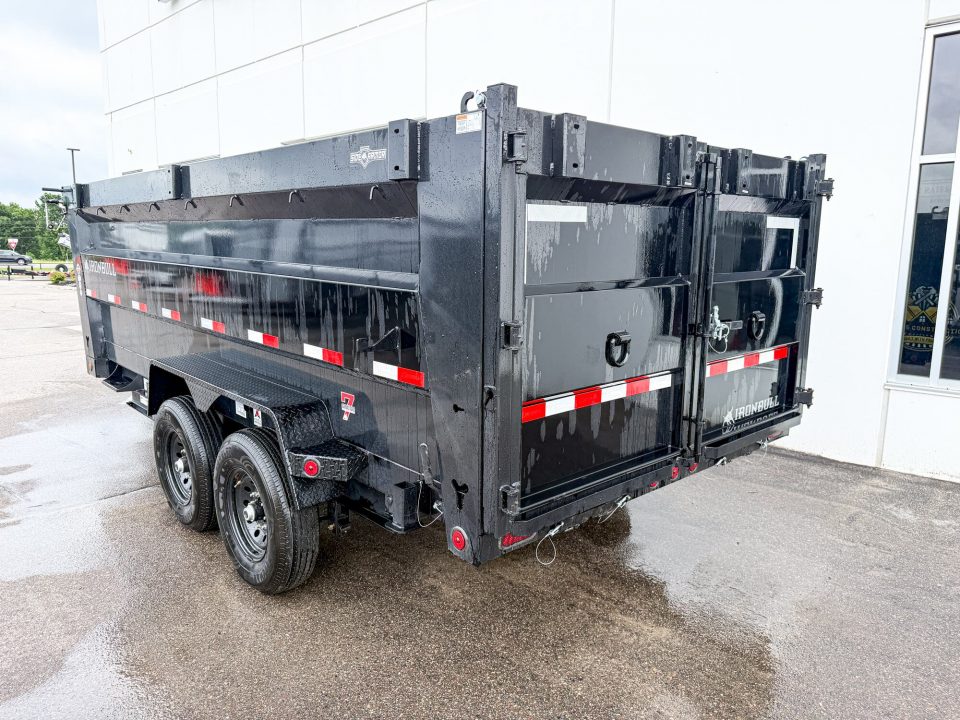 New DTB 83X16 14.9K HIGH SIDE DUMP TRAILER - BLACK